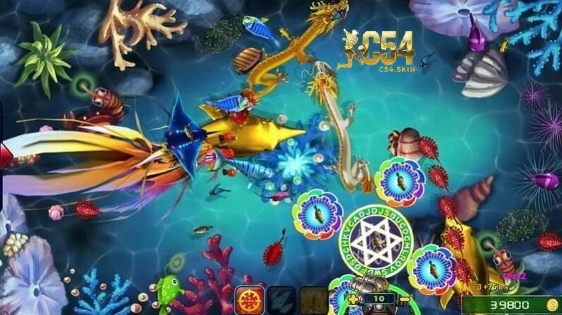 Ngắm bắn vào điểm yếu của cá để dễ hạ gục hơn